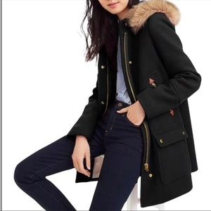 J.Crew New Coat –Chateau Parka in Italian Wool